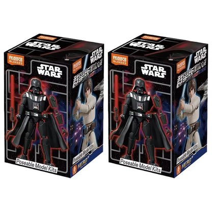 Original Blokees Star Wars Galaxy Version 02 Dark Side Series Blind Box Poseable Model Kits Action Figure Toy Collect Boy Gift