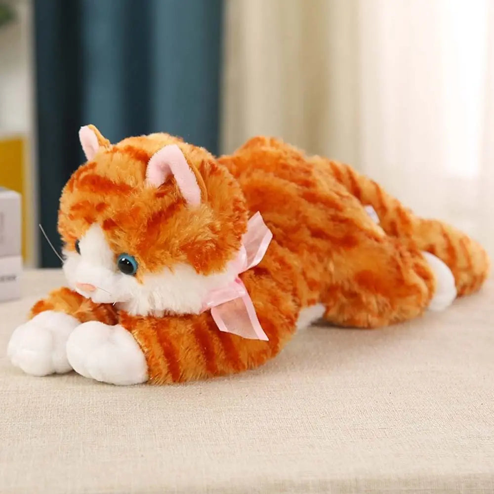 30/40cm Meowing Cat Plush Toy Kitten Cuddle Pillow Stuffed Soft Animals Plush Doll Baby Soothing Toy Kids Girls Birthday Gift
