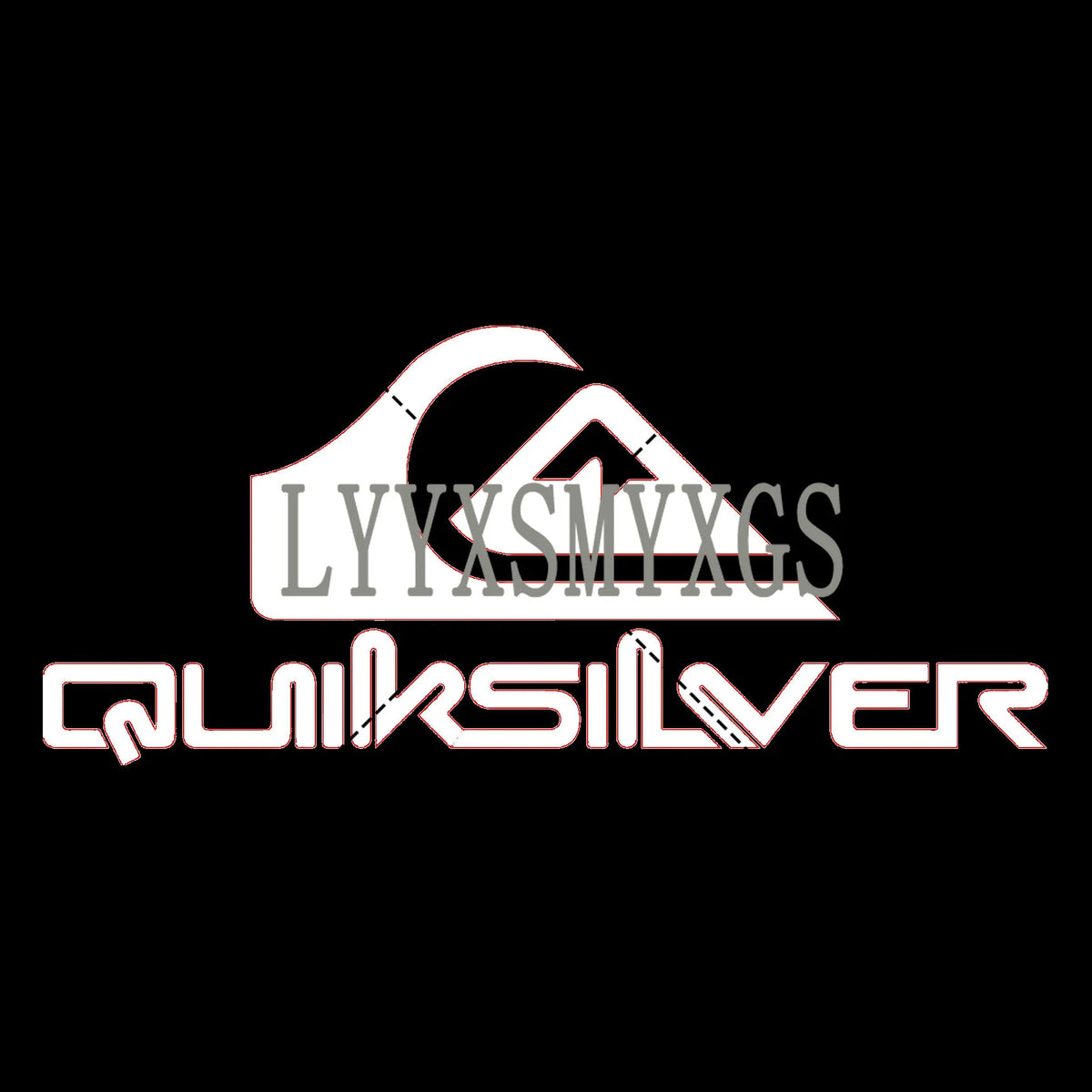 Personality Self-adhesive Quiksilver Surfboard Car Sticker Automotive Rear Window and Bumper Waterproof Vinyl Decal Decorative