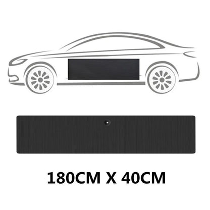 Black Car Door Protector Adhesive-Free/Magnetic Body Side Edge Guard Decorative Anti-scratch Protection Pad Stickers Multi Size