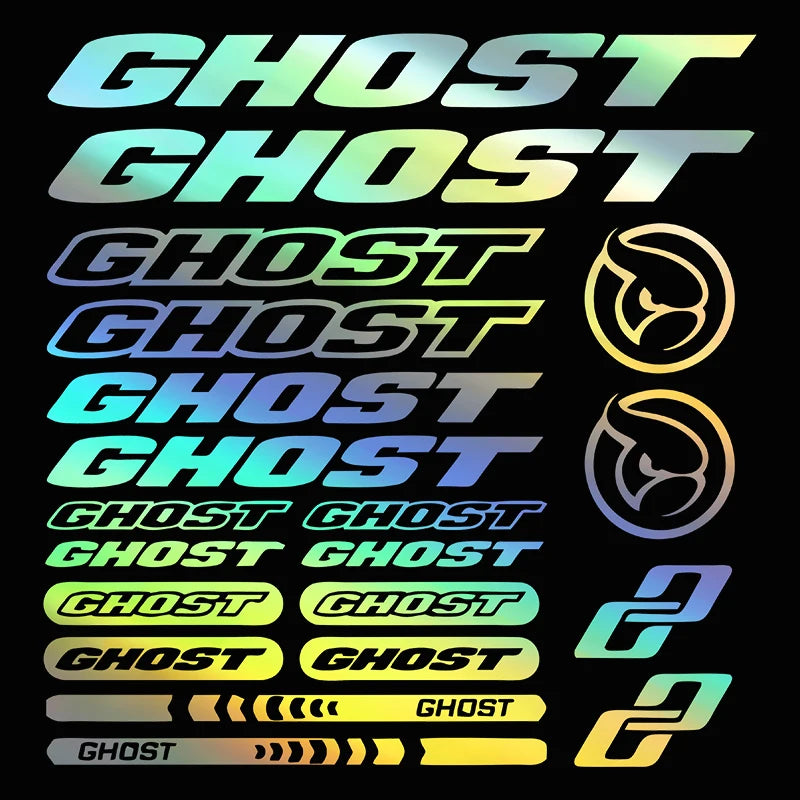 G178 Bicycle Frame Vinyl Stickers For GHOST Road bike Mountain Bike MTB BMX Cycling Rack Decal Bike Decorative Accessories