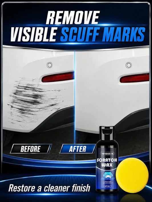Car Scratch Remover Wax Auto Body Paint Repair Polish Swirl Mark Restorer Grinding Compound for Vehicle Detailing and Shine