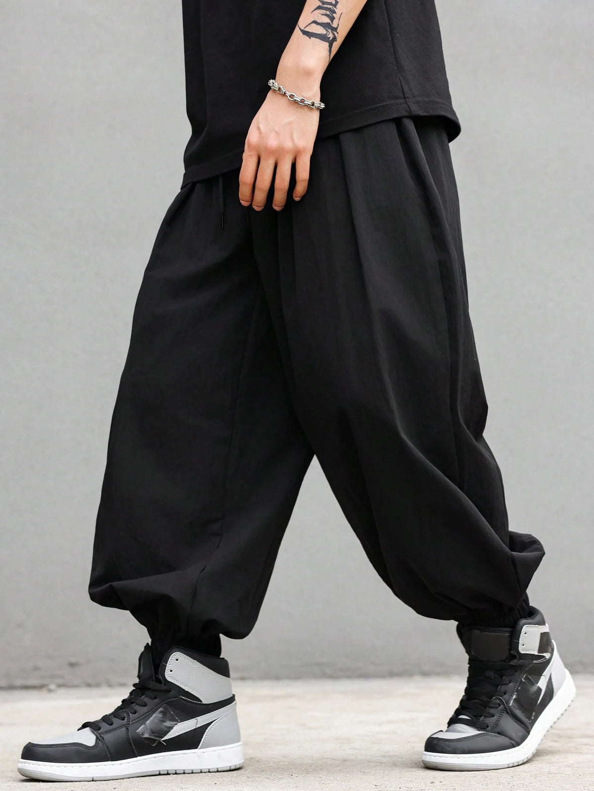 plus Size Men's Casual Trendy Long Pants Loose Fit for Daily Outings And Outdoor Sports