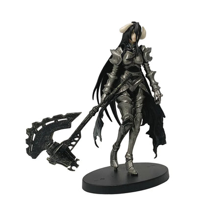 2026 Hot 18/24cm OVERLORD King of the Undead Albedo Armor Design Model Figure Collection Series Doll Toys Fans Birthday Gifts