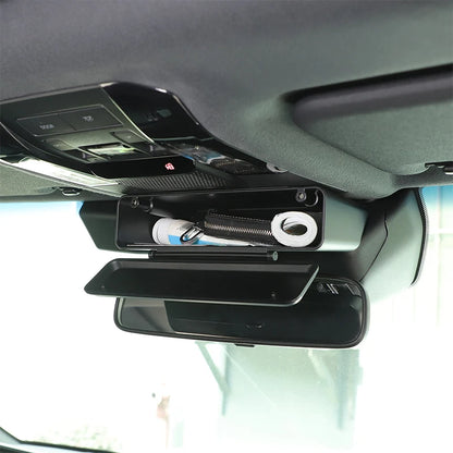 For Toyota Land Cruiser Prado 250 LC250 2024 2025 ABS Car Interior Rearview Mirror Multi-Function Storage Box Car Accessories