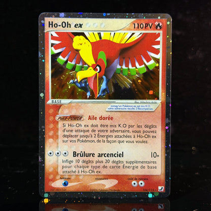 2003–2007 French Vintage PKM ex Holo Cards Set Featured Lugia Ho-Oh Mewtwo Classic EX Era TCG Trading Cards Collection DIY Toys