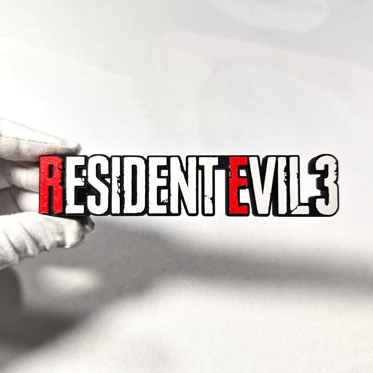 Resident Evil Magnetic Logo Stand Fridge Sticker 3d Desktop Ornament Umbrella Corporation Game Display Decor For Adult Game Fans