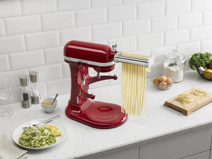 Free Shipping KitchenAid KSMPRA Stand Mixer Attachment Pasta Roller & Cutter, Stainless Steel