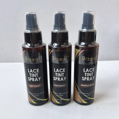1Bottle 3.4FLoz Lace Tint Spary For Lace Wigs 100ml Light / Medium / Dark Melting Lace Dye Skin Tone Tint Foam For Wigs Toupees