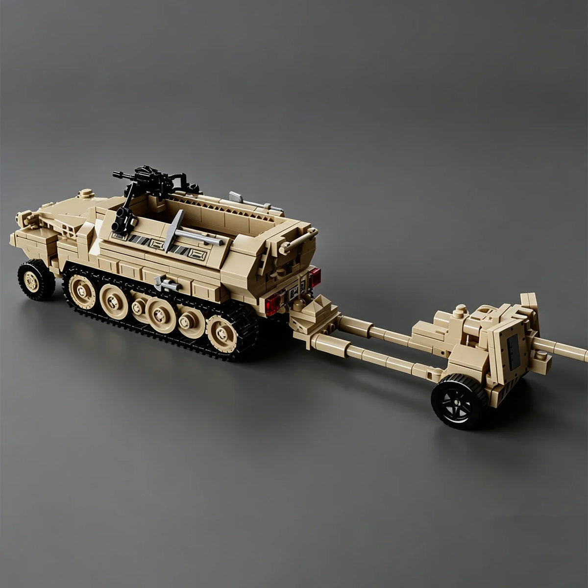 City Series Figurine Toy Tank Transport Vehicle Half Track Armored Vehicle Puzzle Assembly Building Block Car Truck Sd.Kfz.251
