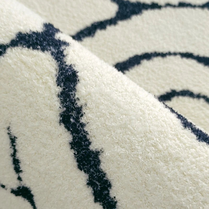 Tiger Head Pattern Carpets for Living Room Home Plush Study Animal Rug Fluffy Soft Bedside Mat Light Luxury Bedroom Decor Carpet