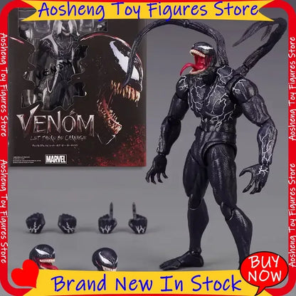 Hot Venom Legends Action Figure Joint Movable Toys Movie Collection Change Face Statue Model Collectible Decorate For Toy Gift