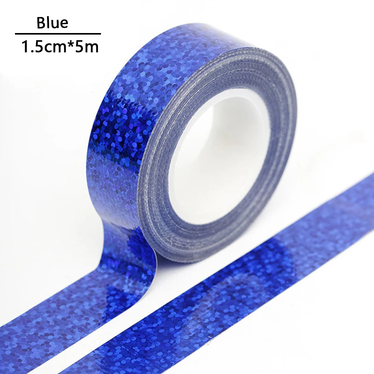 Shiny Laser Masking Washi Tape Decorative Firm Adhesive Tape DIY Scrapbooking Colorful Sticker Label Stationery