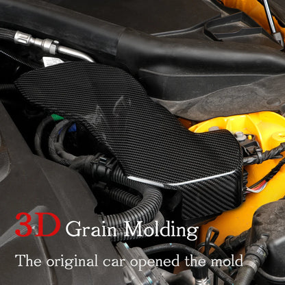 Carbon Fiber Engine Room Wire Protection Cover for Toyota Supra A90 GR MK5 Car Hood Modification Parts Engine Room Harness Cover