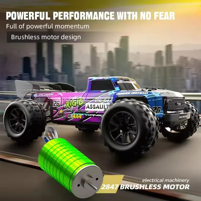 1:12 Alloy Rc Racing Car Brushless 4WD High Speed Climbing Off-Road Vehicle Independent Adjustable Shock Absorber RC Racing Car