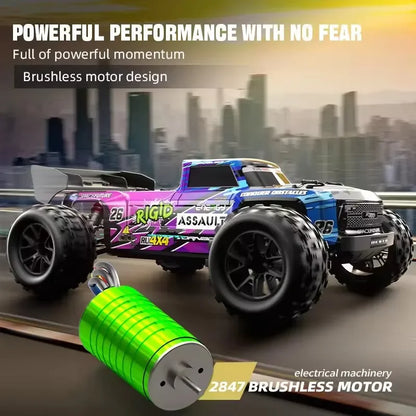 1:12 Alloy Rc Racing Car Brushless 4WD High Speed Climbing Off-Road Vehicle Independent Adjustable Shock Absorber RC Racing Car