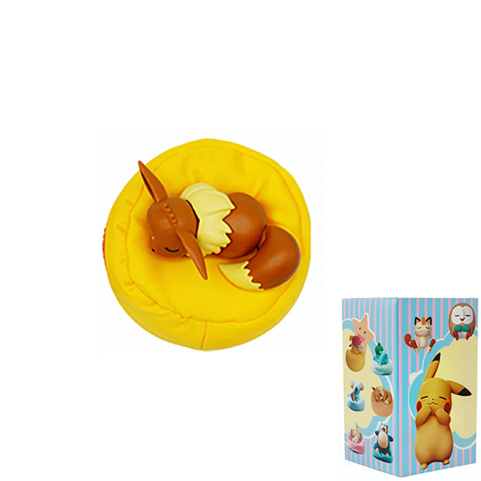 Anime Pokémon Blind Box Model Figure 1-12 Pcs Pikachu Sleep Series Interior Hand Sleeping Position Toys Gift for Sfriends