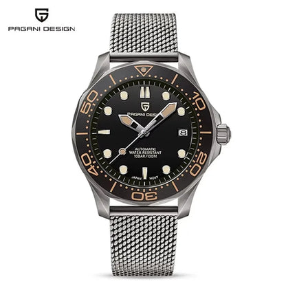 2025 New PAGANI DESIGN 007 Men's Watches Luxury Automatic Watch For Man Mechanical Wristwatches NH35 Men Gift AR Sapphire Mirror