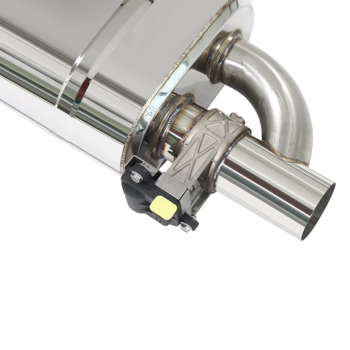 Universal Valved Muffler Kit Center In Dual Out Remote Controller Kit Performance Valved Muffler T Style Electronic Exhaust