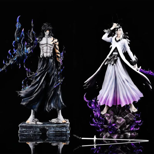 31-33cm Bleach Kurosaki Ichigo Two Forms Large Anime Figure Model Statue Collection Desktop Decoration Ornament Toys Gifts