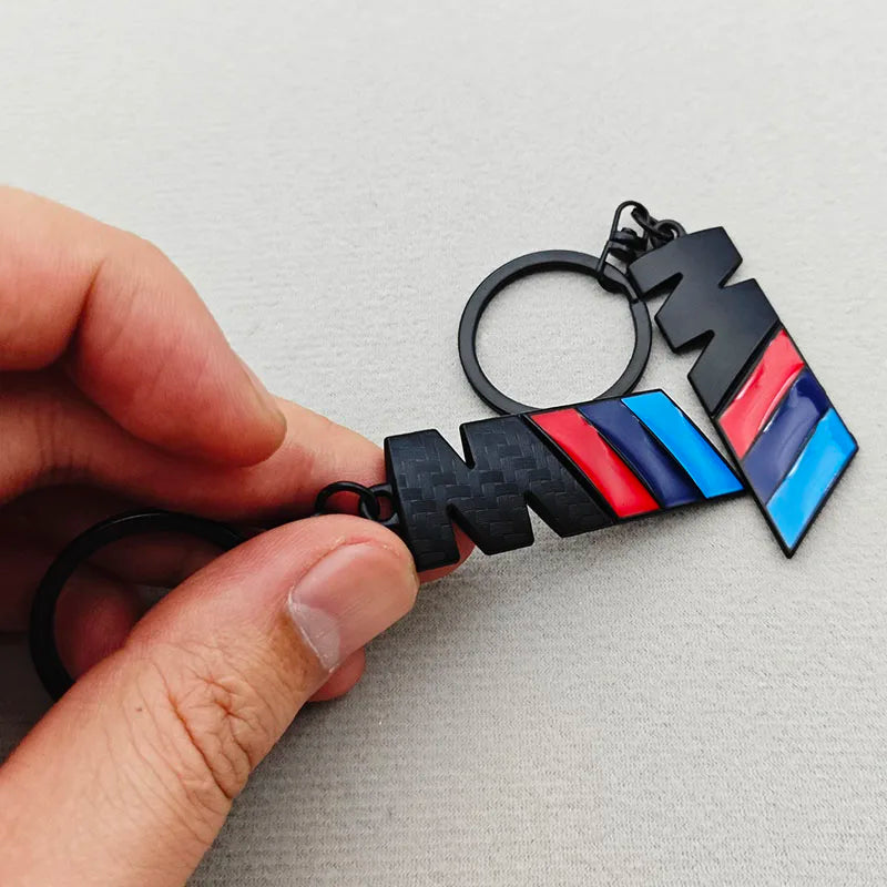 3D Metal Carbon Car Keychain Keyring Logo M Keychain For BMW M2 M3 M4 M5 X3M X5M E46 E60 E39 E87 X1 X3 X5 X6 Auto Accessories