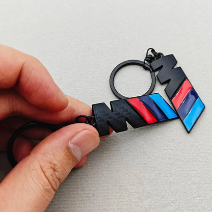 3D Metal Carbon Car Keychain Keyring Logo M Keychain For BMW M2 M3 M4 M5 X3M X5M E46 E60 E39 E87 X1 X3 X5 X6 Auto Accessories