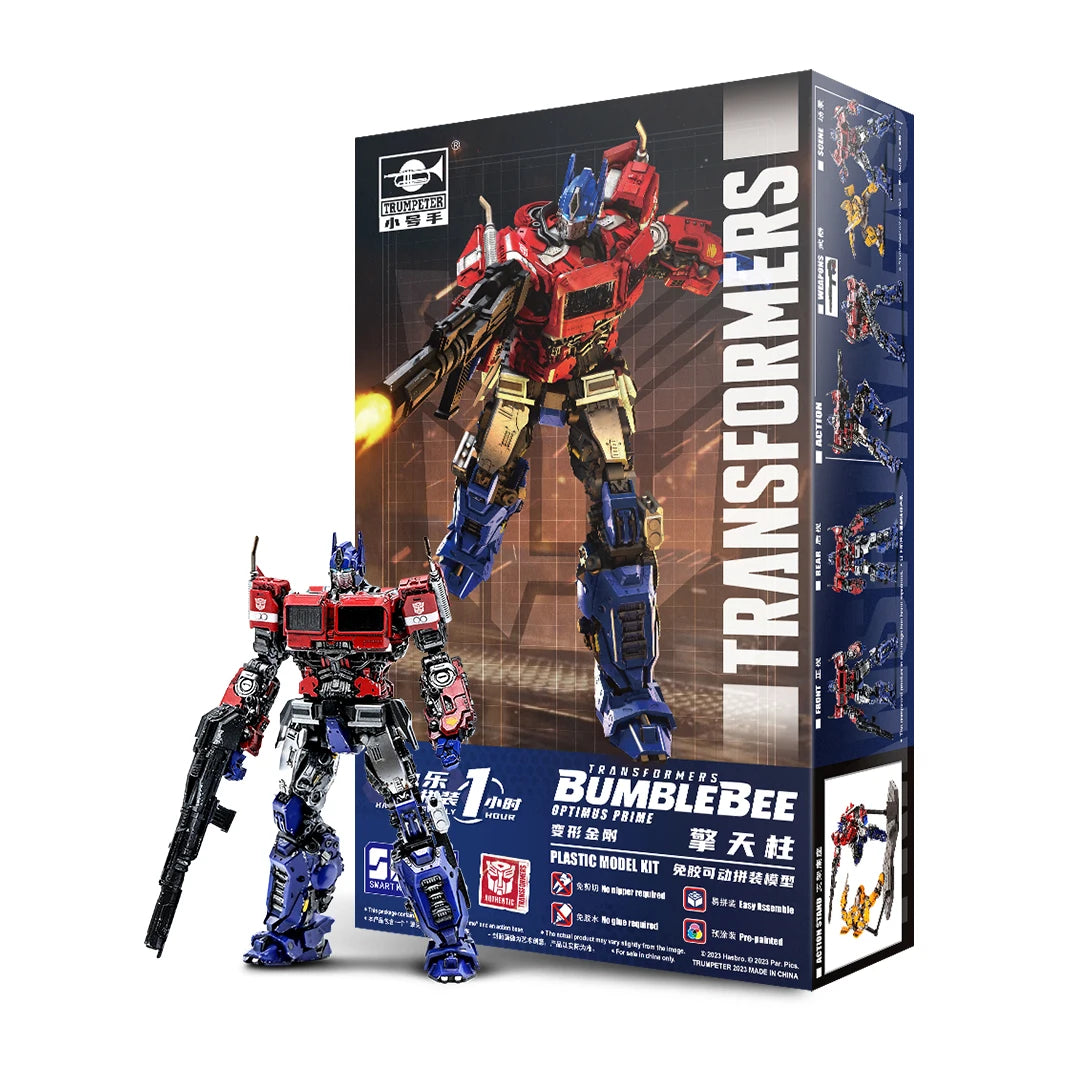 Hasbro in Stock Genuine Small Player Optimus Prime Assembled Model Transformers Small Joint Movable Car Human Glue Free