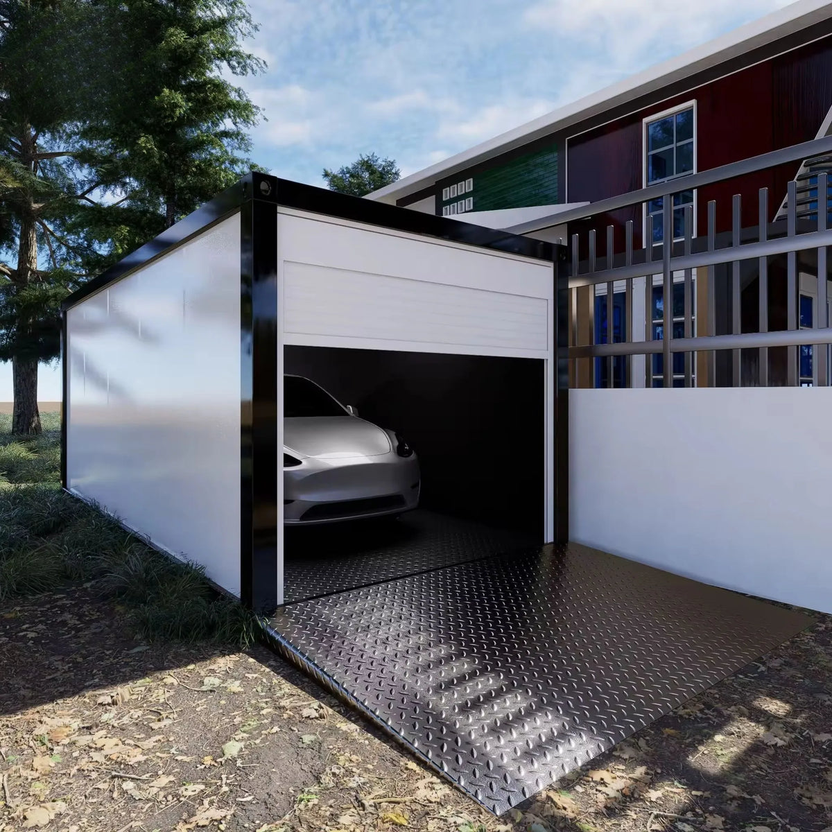 Any Size Custom Reinforced Heavy Duty Steel Structure Pre Fabricated Warehouse Modular Container House Mobile Storage Shelter