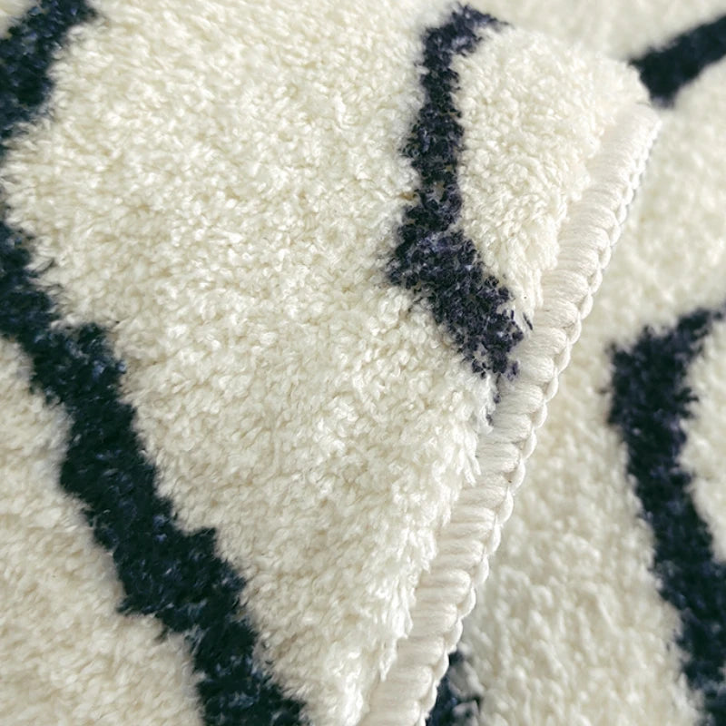 Tiger Head Pattern Carpets for Living Room Home Plush Study Animal Rug Fluffy Soft Bedside Mat Light Luxury Bedroom Decor Carpet