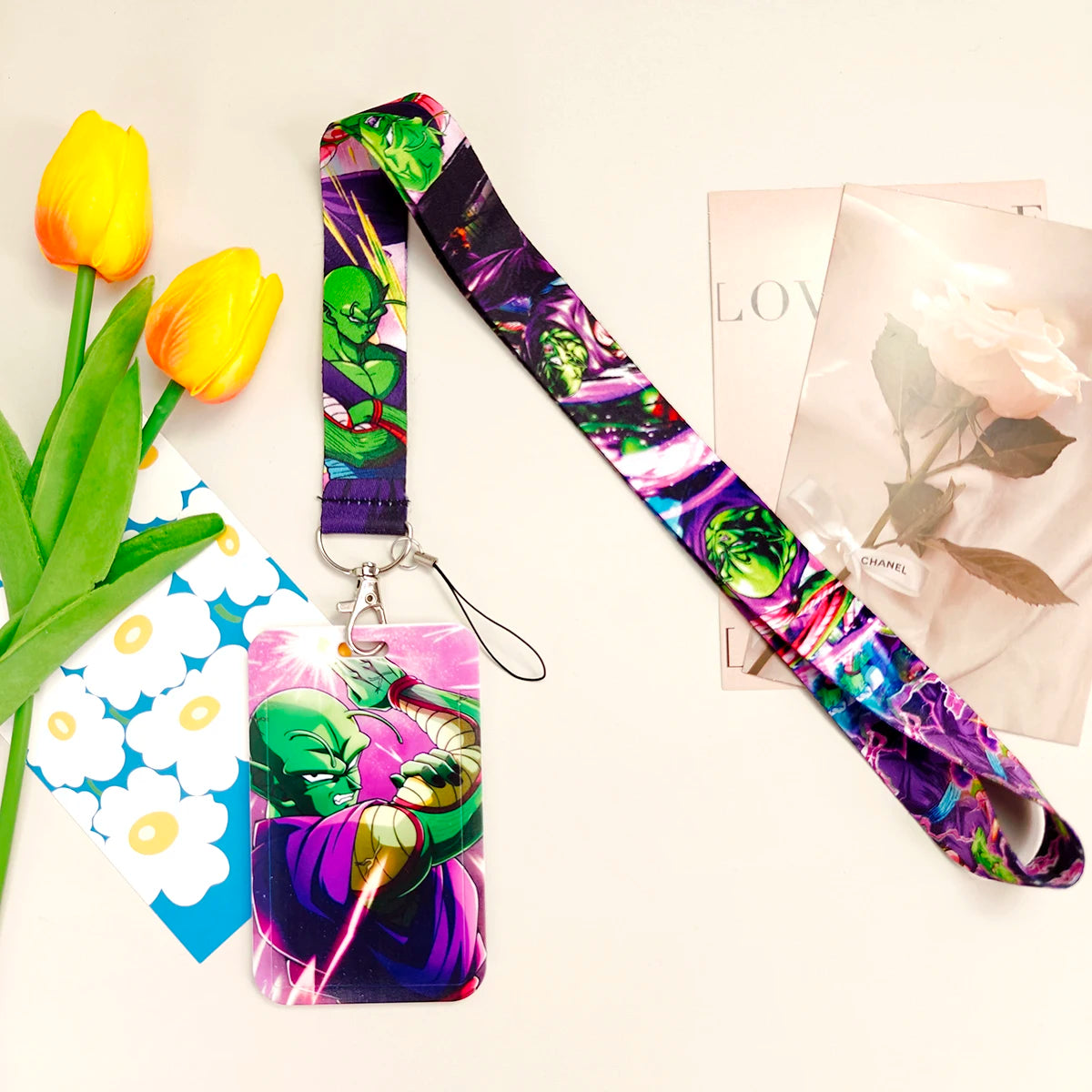 Dragon Ball Credential Holder Japanese Anime Lanyards for Key Neck Strap For Card Badge Gym Keychain Keyring Accessories Gifts