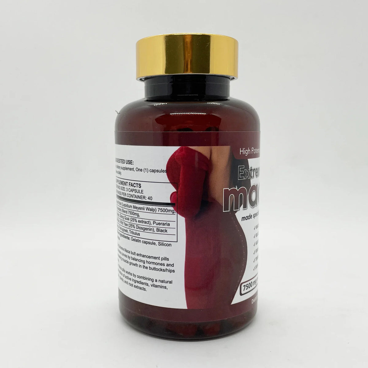 120 pills Hip lifting capsule Ultimate Maca Buttock Butt Enhancement Pills Shaping buttocks compact health food