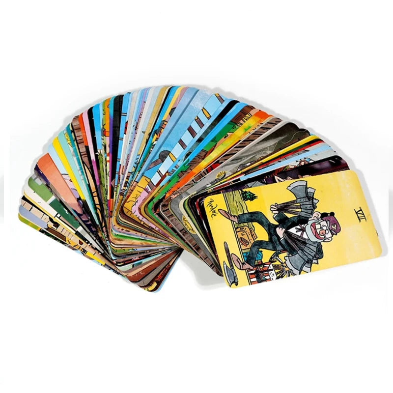 The Mystery Tarot Card Deck Gravity Falls Inspired 78 Card Deck Witchy Beginner Tarot