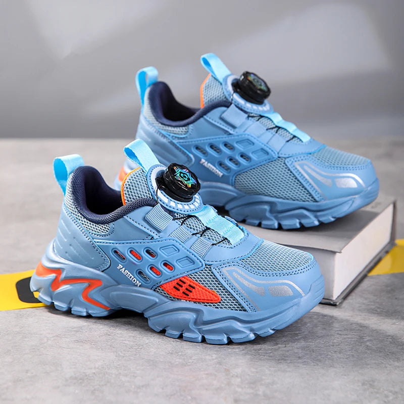 Children Athletic Sneakers Summer Breathable Lightweight Outdoor Running Shoes Non-slip Tennis for Boys Kids Sports Size 28-39