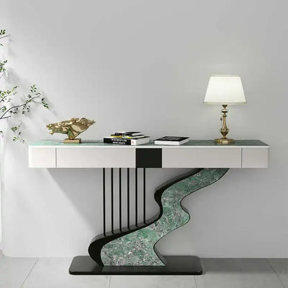Midcentry Metal Console Table Modern Nordic Entrance Hallway Console Table Luxury Lobby Wohnzimmer Tisch Living Room Furniture