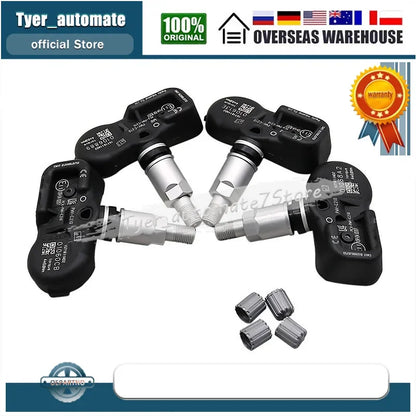 PMV-C210 For TOYOTA Avensis Auris RAV4 Yaris Verso 42607-02031 42607-02030 42607-30070 4PCS TPMS Car Tire Pressure Sensor 433MHZ