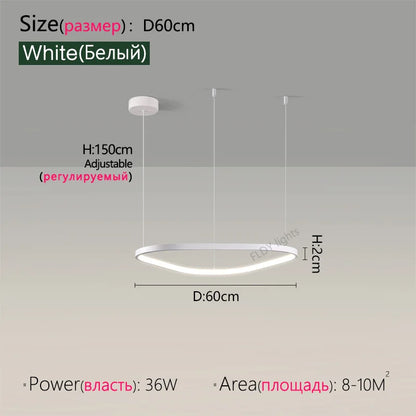Modern Designer Chandelier Hanging Lamp Pendant Lamps for Ceiling Modern Home Decor Ornaments Interior Lighting Pendant Lamp