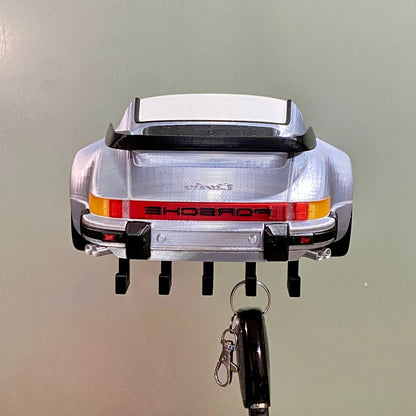930 Turbo Classic 911 GT3 RS Mini Race Car Keyring hook Hanging Automobile Culture Home Wall Art Decor Car Model Ornament Gift
