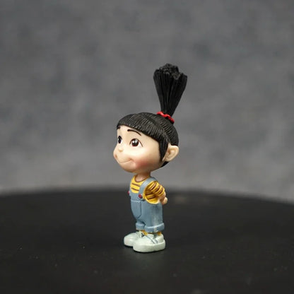 Cartoon Despicable Mes Agnes Gru Miniones Dave Stuart Action Figures Model Toys Cute Yellow Doll Desktop Ornaments ren Gift