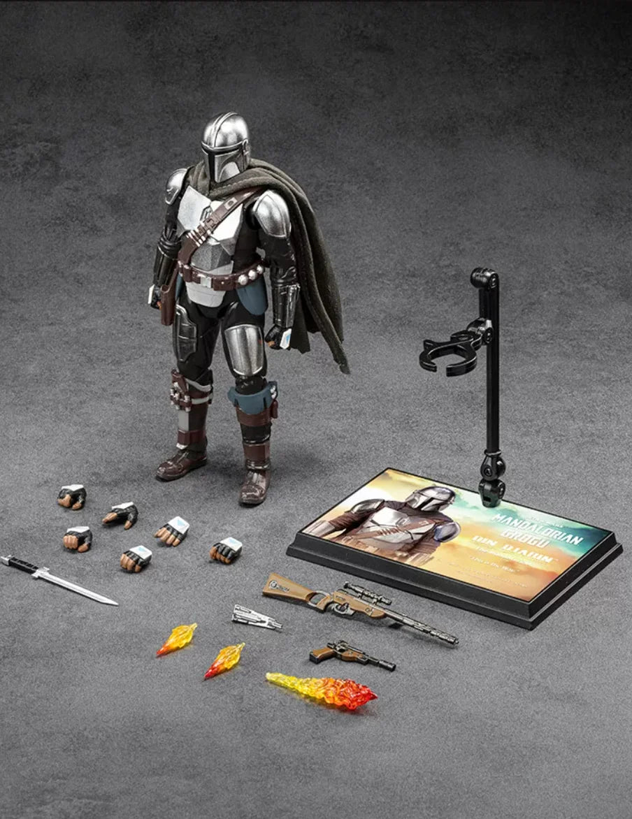 ZD Toys In Stock Star Wars The Mandalorian And Grogu Action Figure Movable Joints Collectible Model Desktop Display Toys Gift