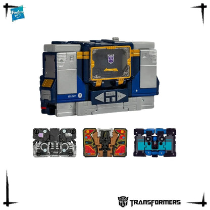 Anniversary Hasbro Transformers G1 Soundwave with 3 Cassettes Rumble Buzzsaw Ravage Transform Robot Action Figure Toy