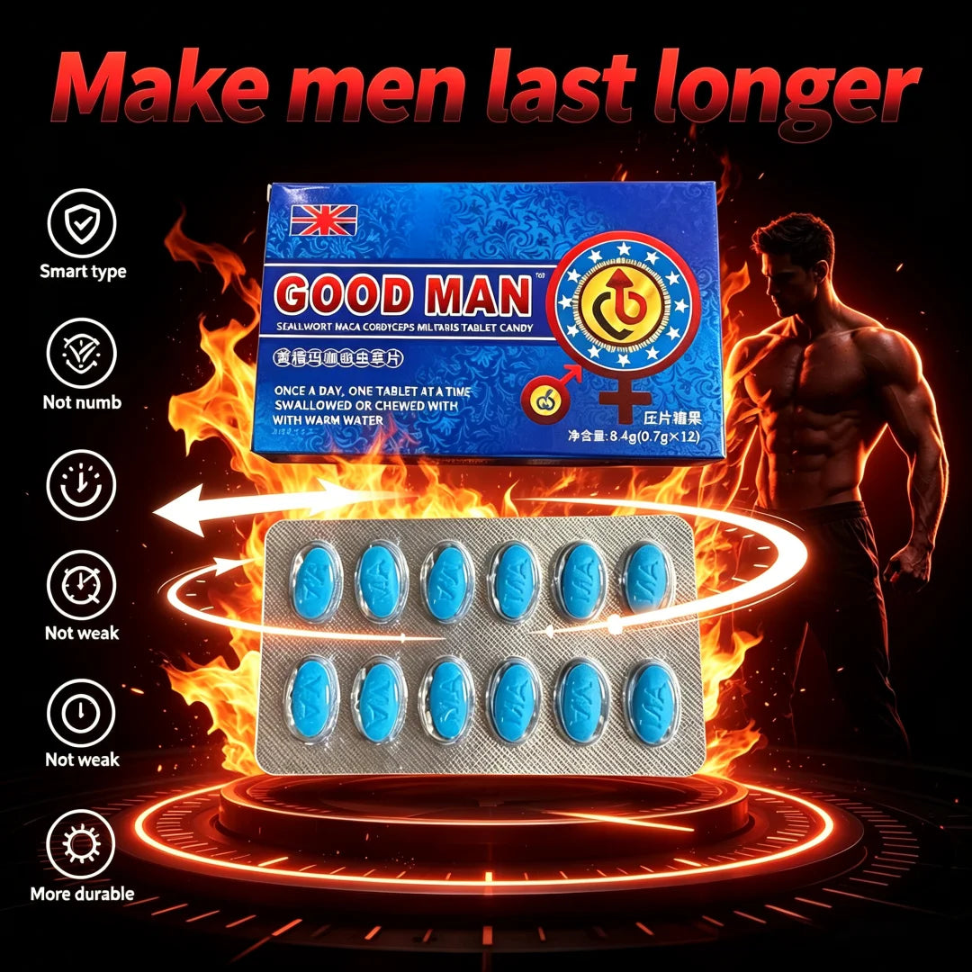 Epimedium Herbal Tablet Candy, Natural Plant Ingredients, Daily Nutritional Support for Men