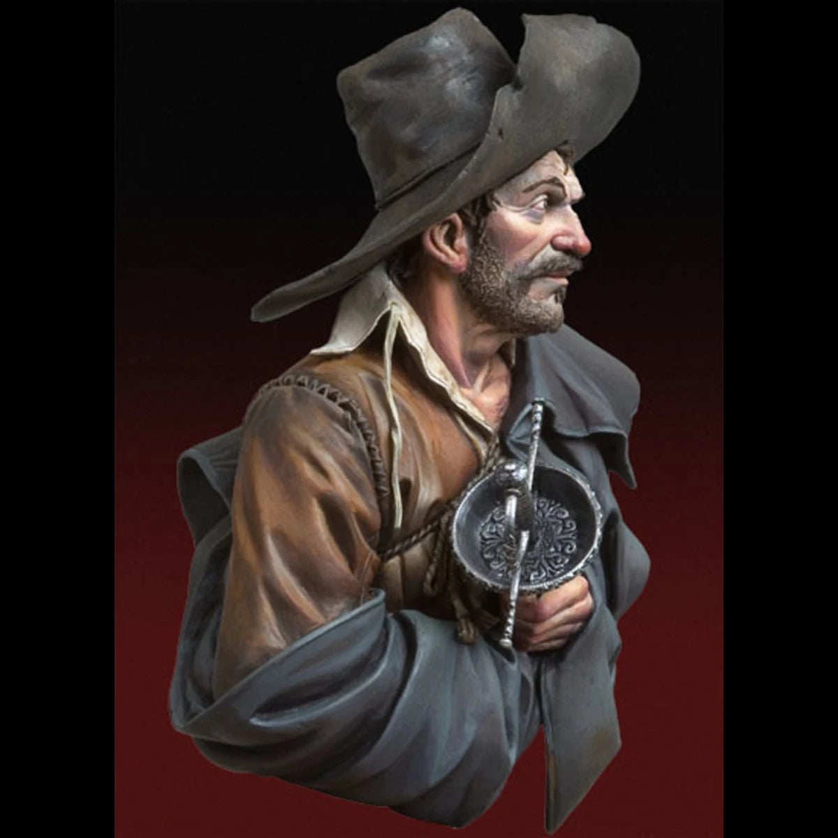 1/10 resin soldier model GK half figure - Pirate Raider - Unassembled and unpainted DIY kit - 913X