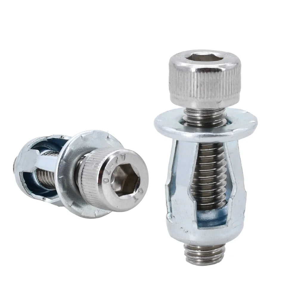 M4 M5 M6 Petal Rivet Nuts Carbon Steel Molly Jack Nut License Plate Fixing Metal Panel Clamp Lock Rivnut Screw Nut Kit Nutsert