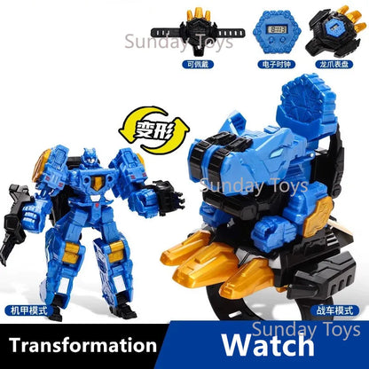 New Miniforce 8 Super Dinoid Transform Combined Mecha Robot Action Figures Toys Mini Force Rex Battle King Deformation Model Toy