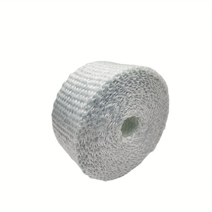 5m X 5cm High Temp Fiberglass Exhaust Heat Wrap Insulation Tape for Car & Motorcycle Exhaust Pipe