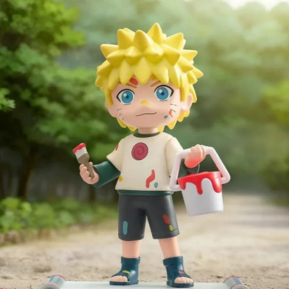 POPMART Naruto Shippuden Childhood Series Blind Box Toys Mystery Box Mistery Caixa Action Figure Genuine Original Surprise Box
