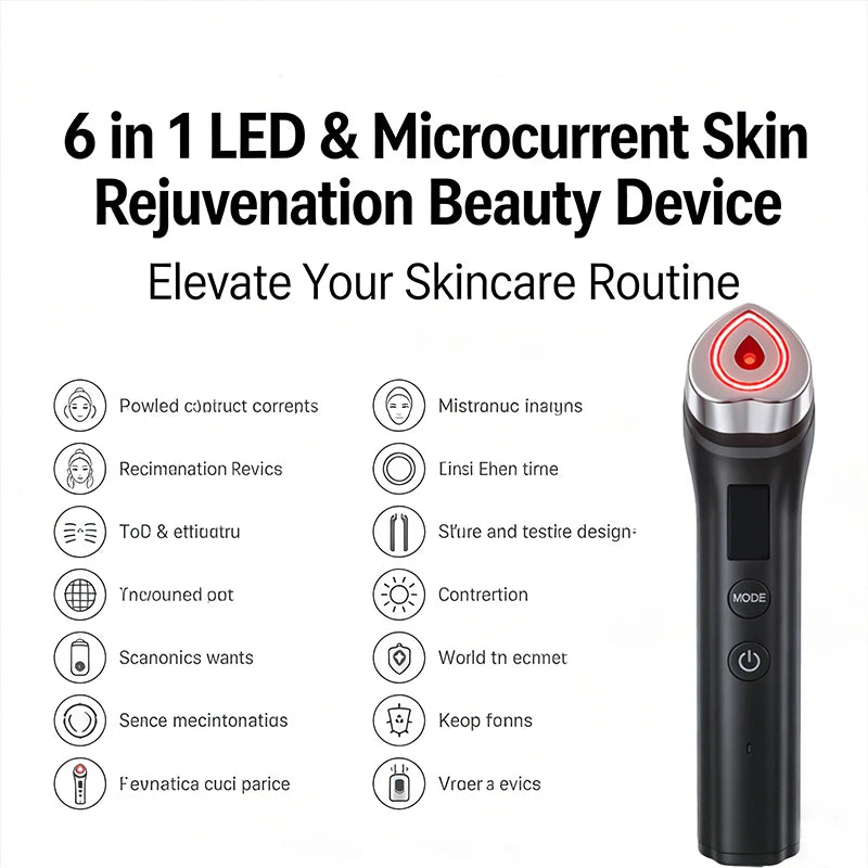Age-R Booster H Skin Care Facial Home Beauty Device Facial Skin Care Tools Anti Aging Microcurrent Lift Face Care Therapy