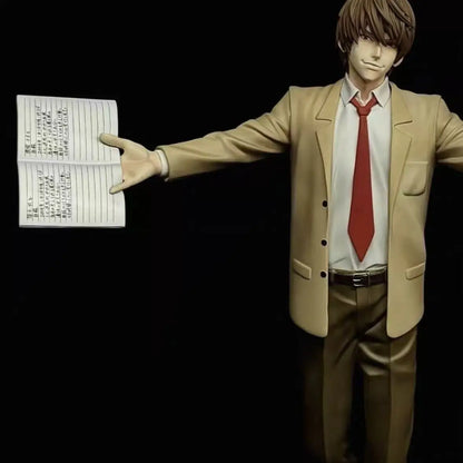 Death Note Yagami Light Figure, Suit-Wearing Statue Model with Open Arms, Death Note Anime Merchandise, Decorative Gift, Collectible Statue