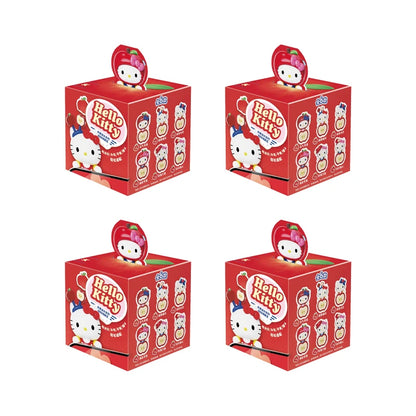 Cartoon Hello Kitty Apple Party Series Paste Cute And Interesting Beans Blind Box Computer Decoration Toys Mystery Box Fun Gifts