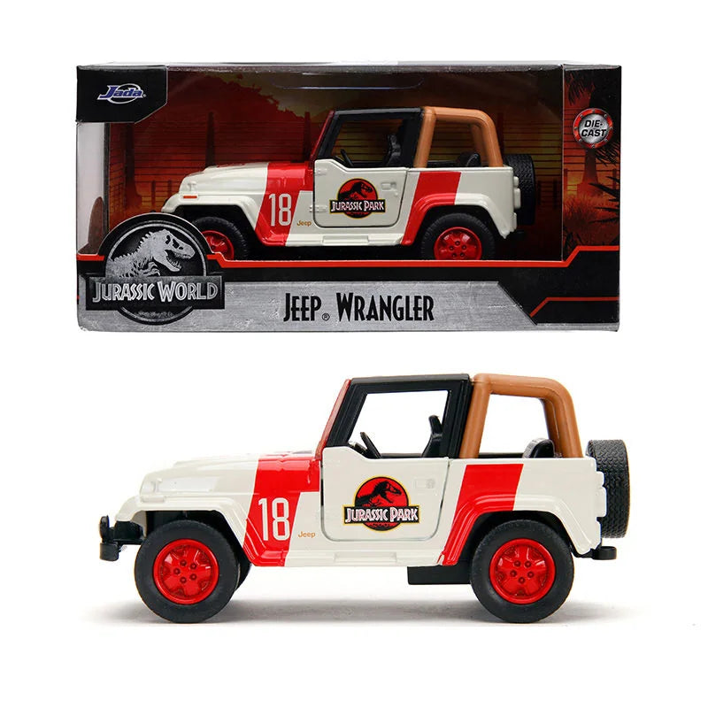 JADA Toys 1/32 Scale Diecast Model Car Jurassic Park and Fast & Furious Series Various Styles Movie Vehicle Collectible Toy Gift